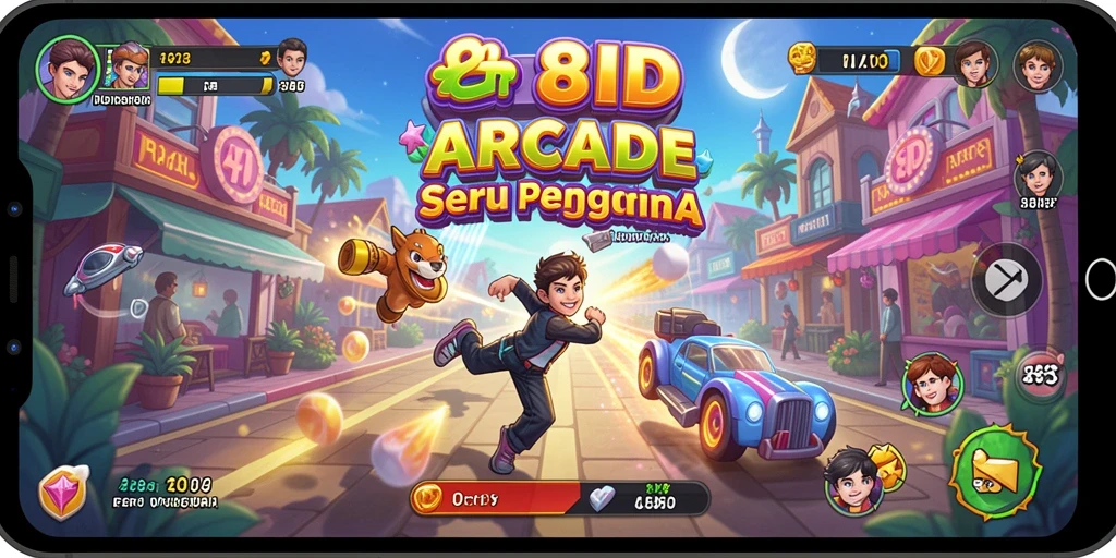 Tampilan gameplay seru dan menantang pada 8ID.