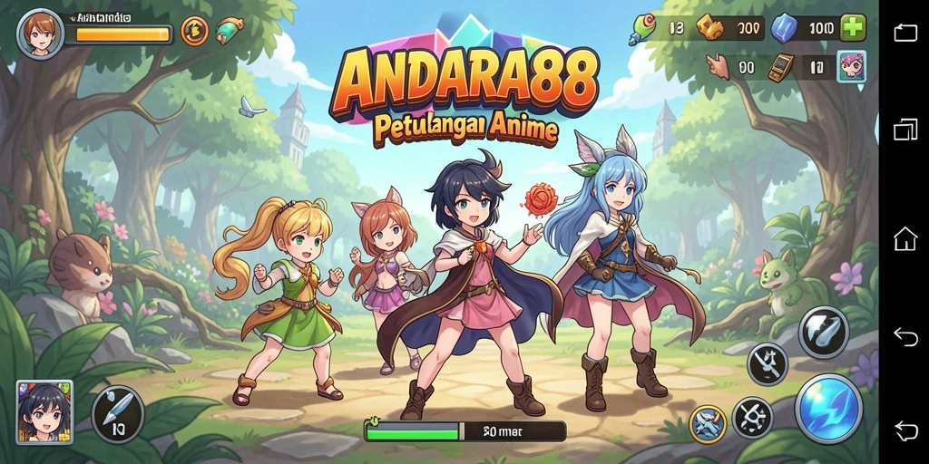 Gameplay ANDARA88 yang penuh aksi dan karakter Anime yang menarik.