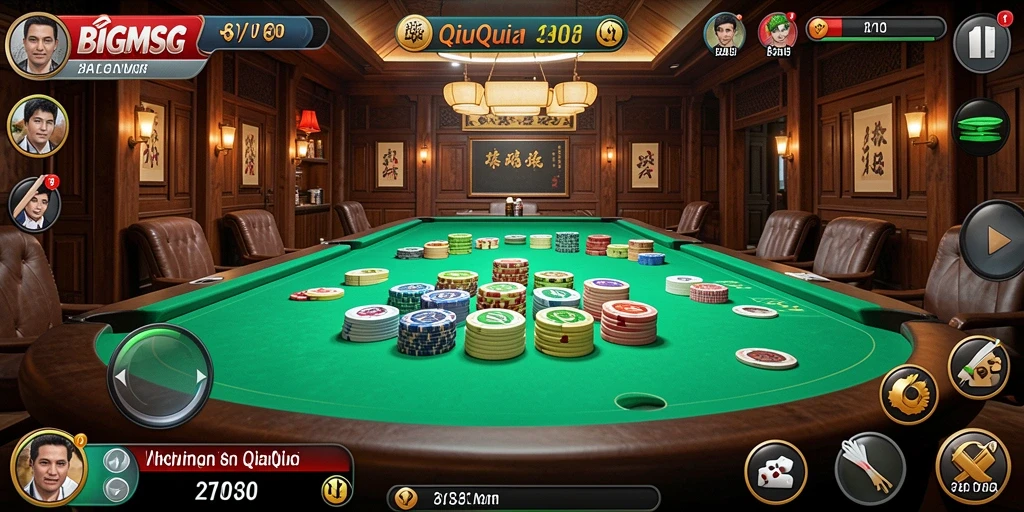 Tampilan gameplay QiuQiu yang menarik dan seru.