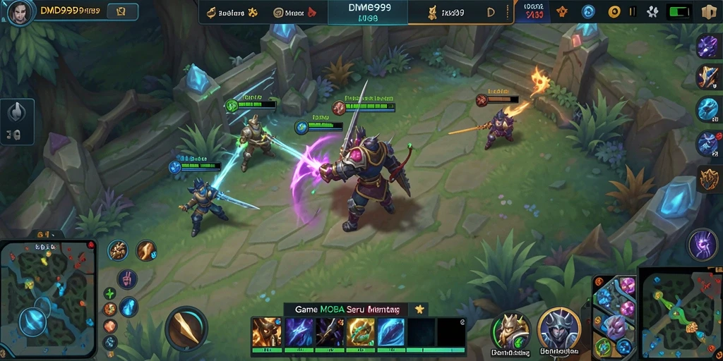 Tampilan seru dari gameplay DMD999 yang penuh aksi.