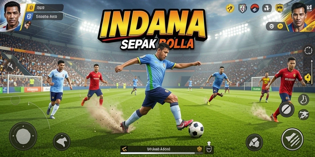 Tampilan gameplay yang mendebarkan dalam INDAAA.