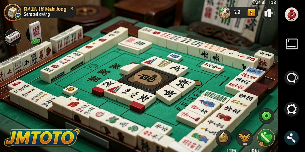 Tampilan gameplay Mahjong yang menarik di JMTOTO.