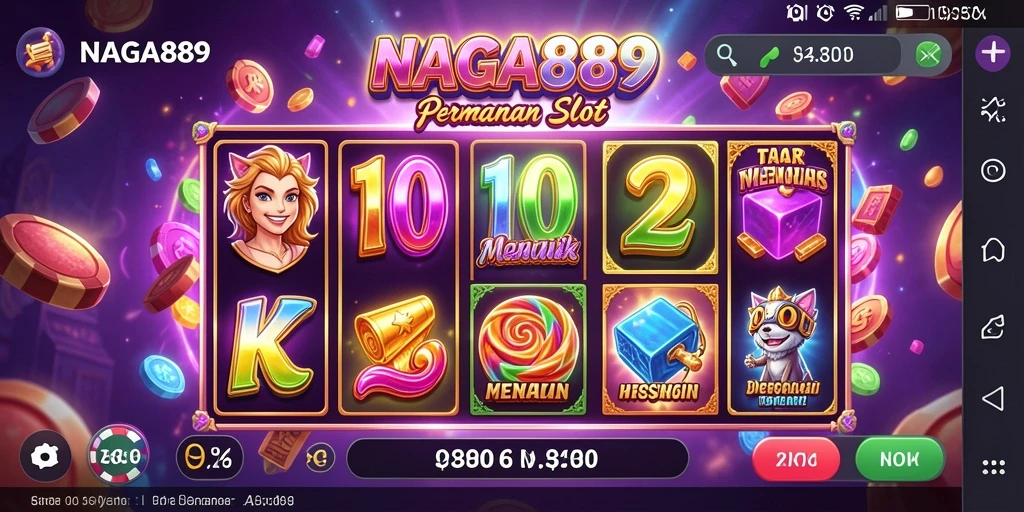 Screenshot NAGA889 menampilkan gameplay Slot yang seru dan menarik.