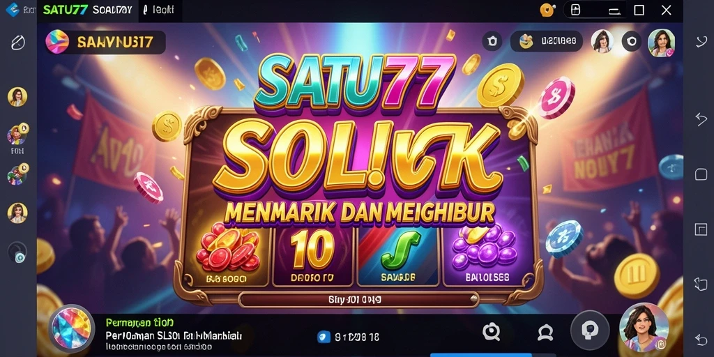 Screenshot SATU77 menampilkan gameplay Slot yang seru dan penuh keuntungan.